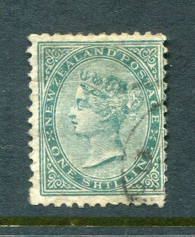New Zealand #56i Victoria Perf 12x11 1/2 1 Sh. [Used]