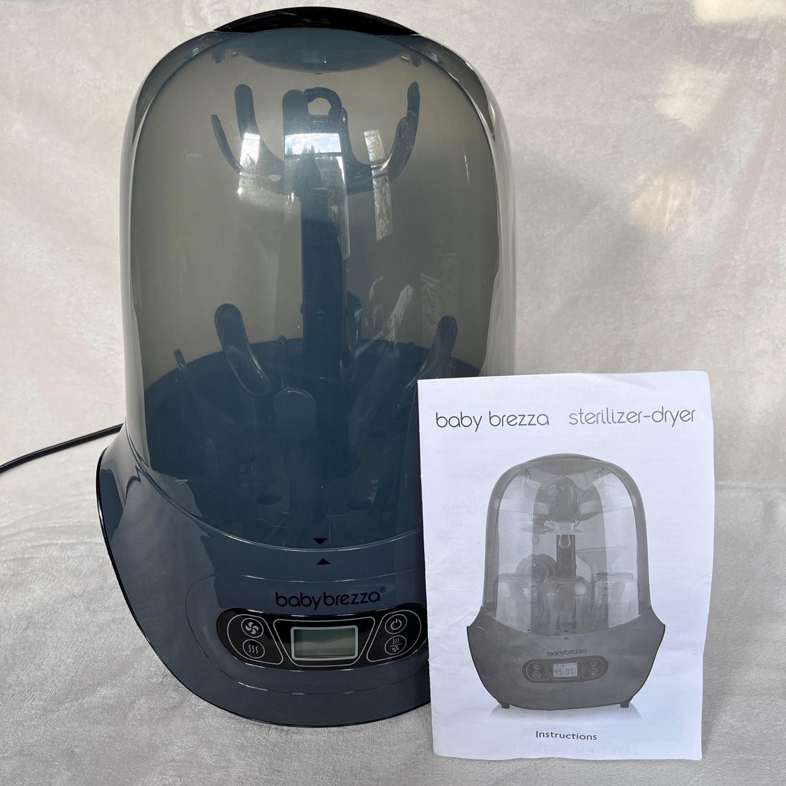 Baby Brezza Sterilizer Dryer | Used 2 Months | Sleek Gray