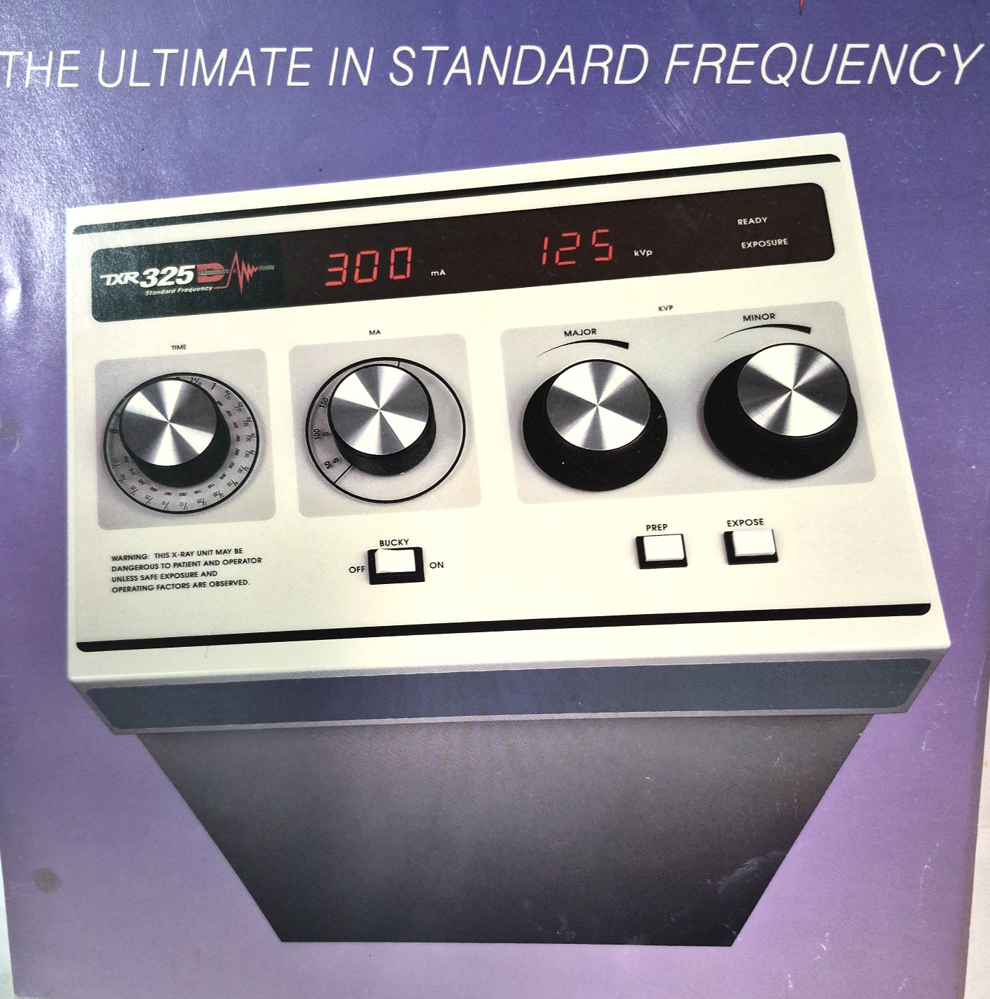 Assembler And Operators Manual For TXR 325D Xray Unit