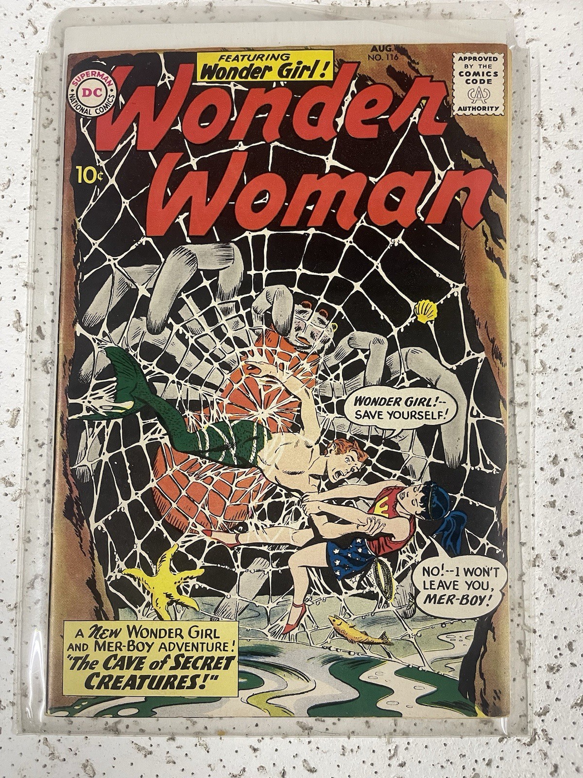 Wonder Woman #116 VF- Unrestored Insane Condition Silve Age DC Comic 1960