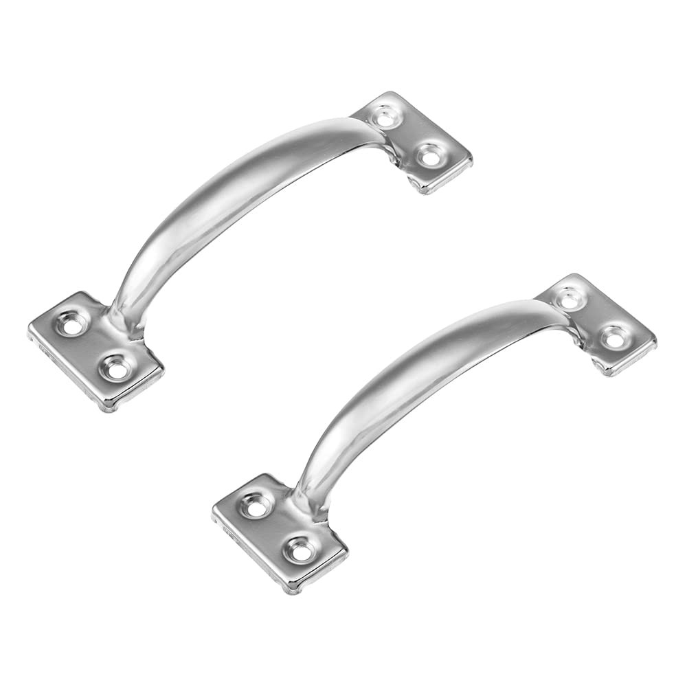 LIZAVO V171 6-1/2" Gate Handle, 2 Pack Stainless Steel, Steel 