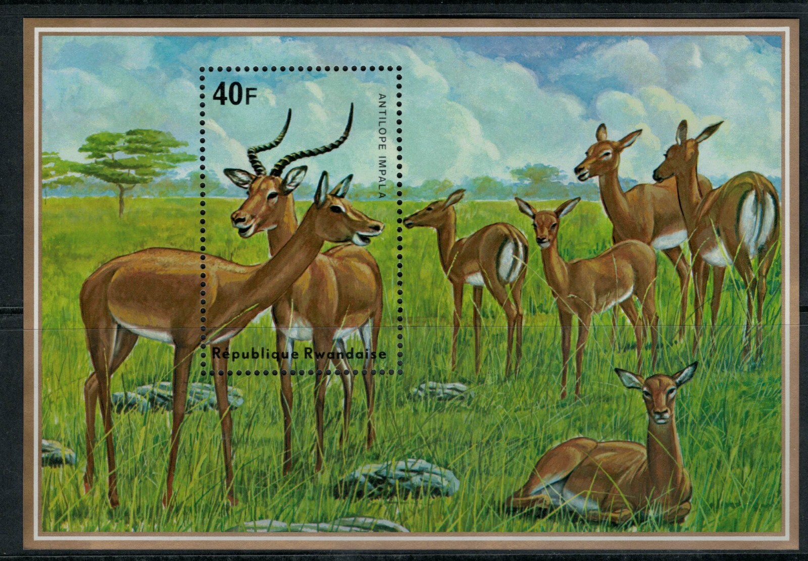 Rwanda, Scott 622 in MNH Condition LAST ONE!!!