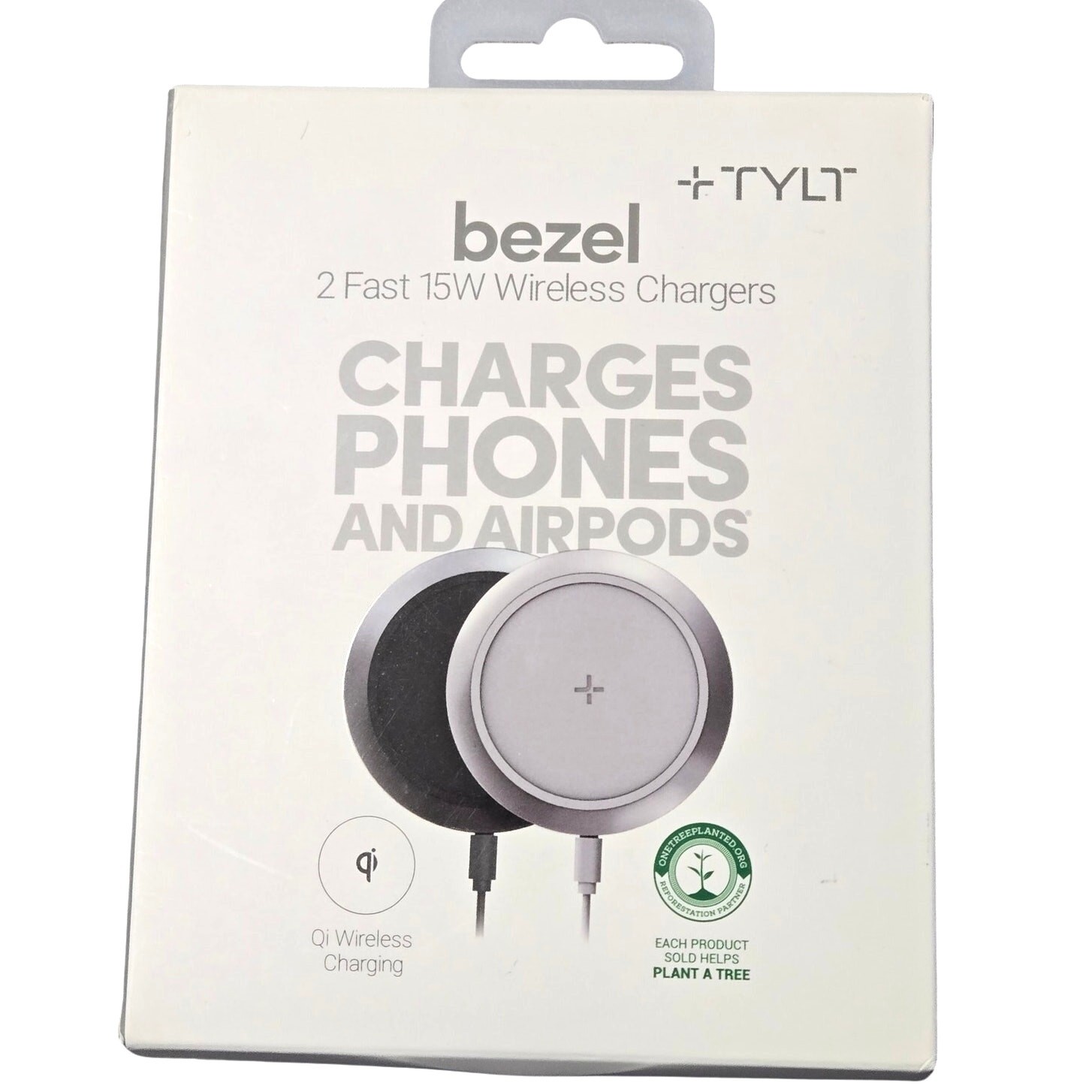 Tylt Shield Bezel 2 Pack Wireless Charging Station