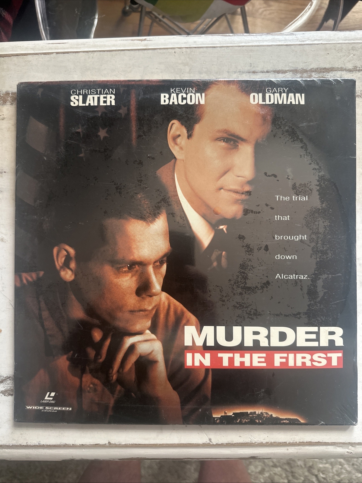 Murder in the First Wide Screen Laser Disc New Sealed!