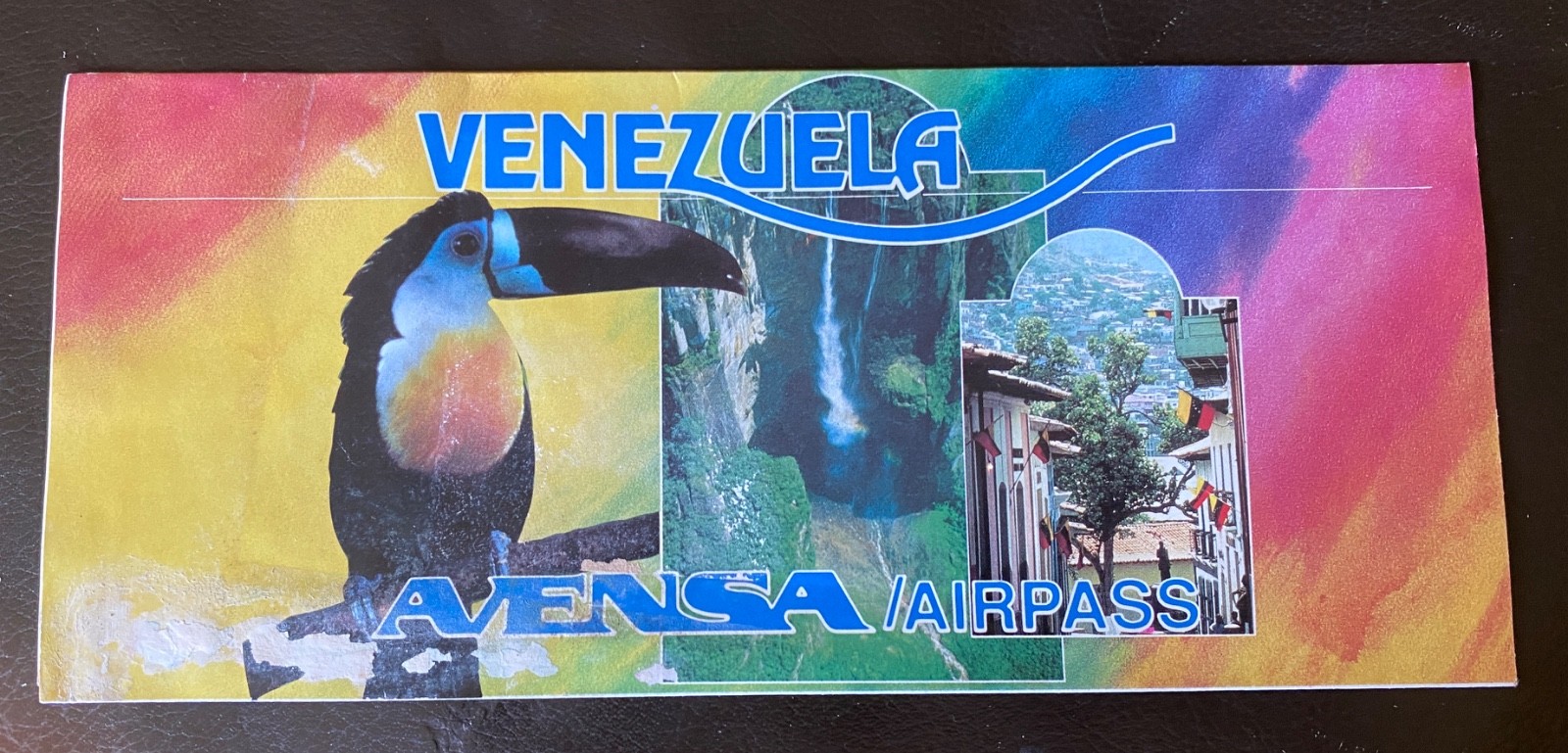 Vintage 1992 Venezuela Avensa / Airpass  Brochure