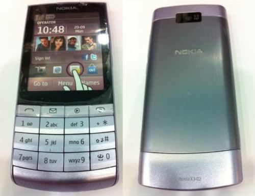 *High Quality Dummy NOKIA X3-02 Lilac Display phone toy