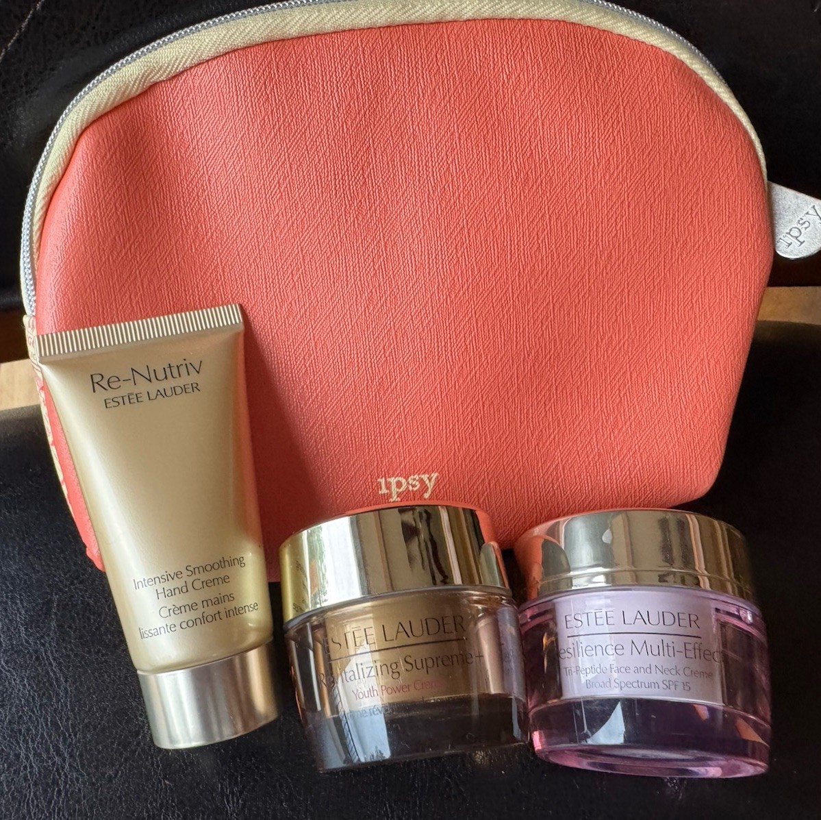 Estee Lauder 3pc Travel Sized Spa Skin Care Bundle With Ipsy Makeup Pouch