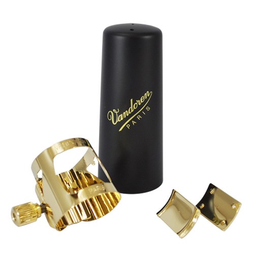 ANDOREN LC07P Alto Saxophone Ligature & Cap Optimum Gold Plate