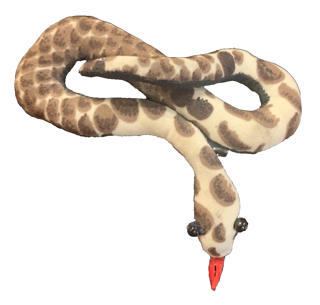 ARTHOUSE JEWELRY SNAKE SOFT FABRIC BROOCH PIN