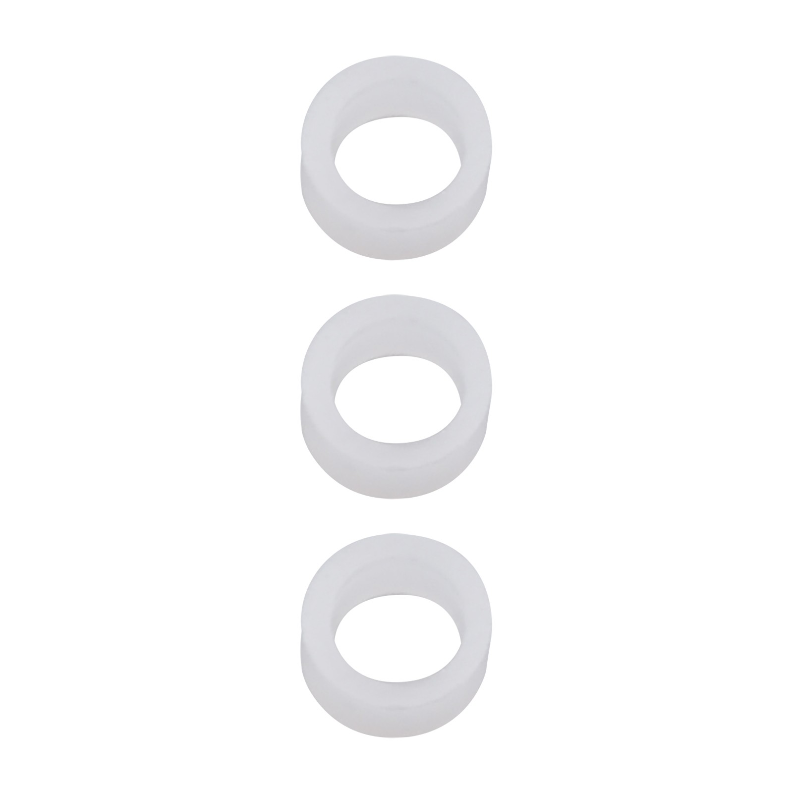 18-55mm Black Rubber Screw Cap Lens Hood Replacement For Nikon Camera lens 3pcs