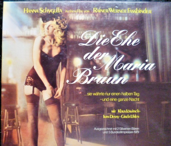 The Marriage of Maria Braun Cardboard Sleeves (LaserDisc) PAL, Like New