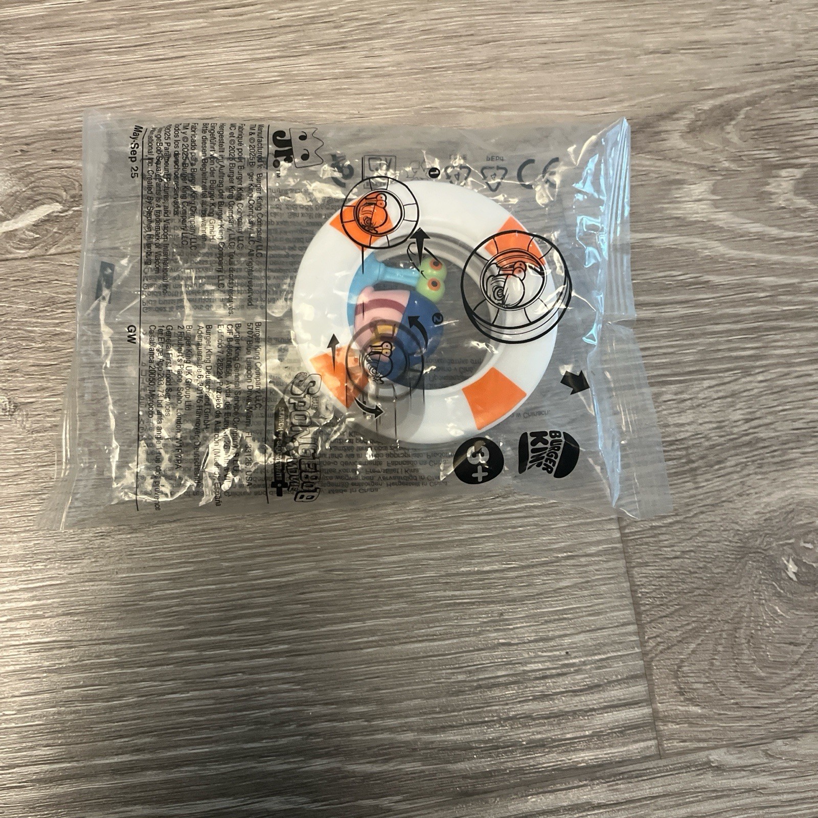 2025 Burger King Kids Meal Toy SpongeBob Squarepants Gary