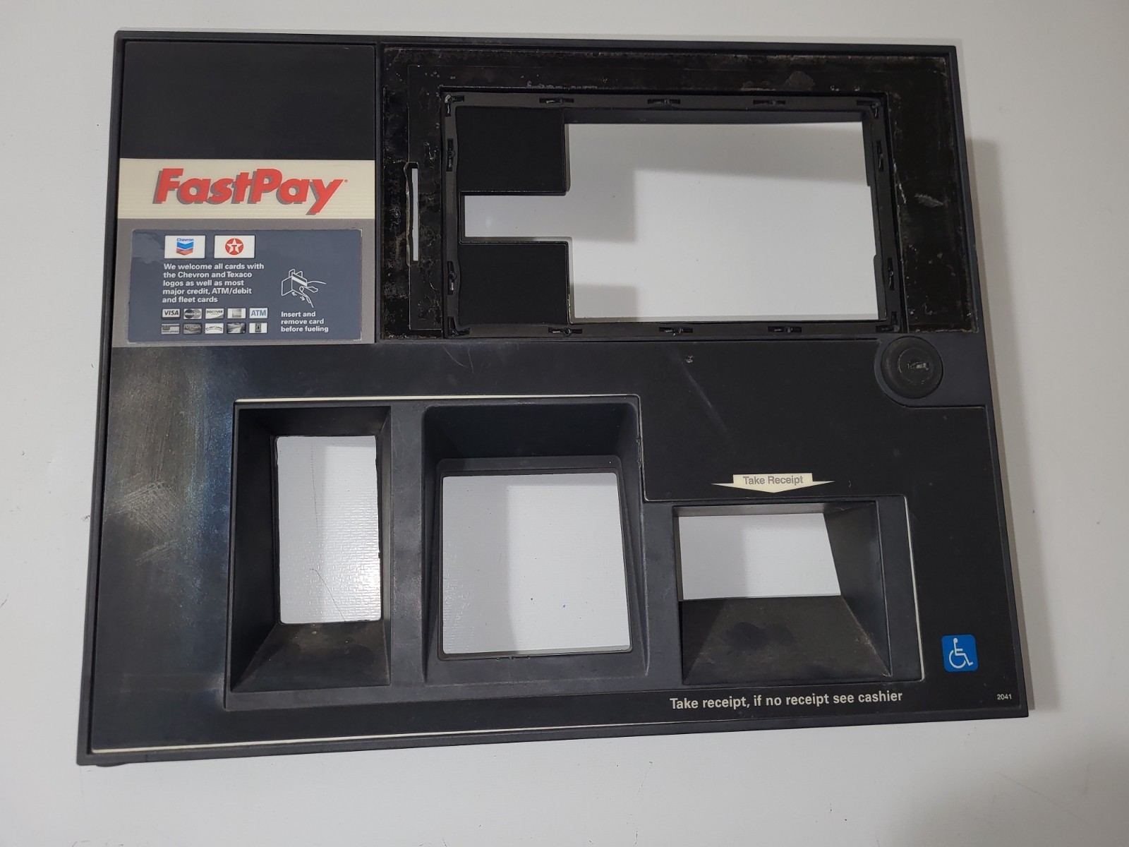 Veeder-Root/Gilbarco  M12113A011  DOOR, ADV EPP BLACK  w/lock-2 hinges & pin