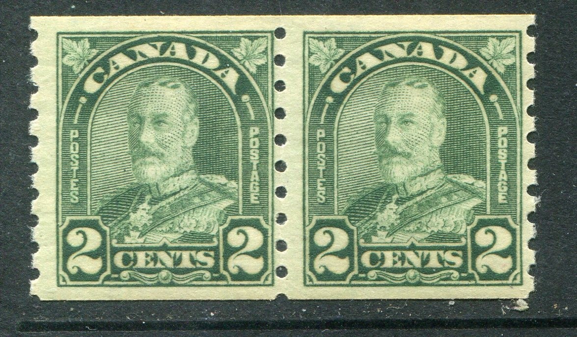 Canada #180 Edward VII Coil Pair 2 C. [Mint Never Hinged]