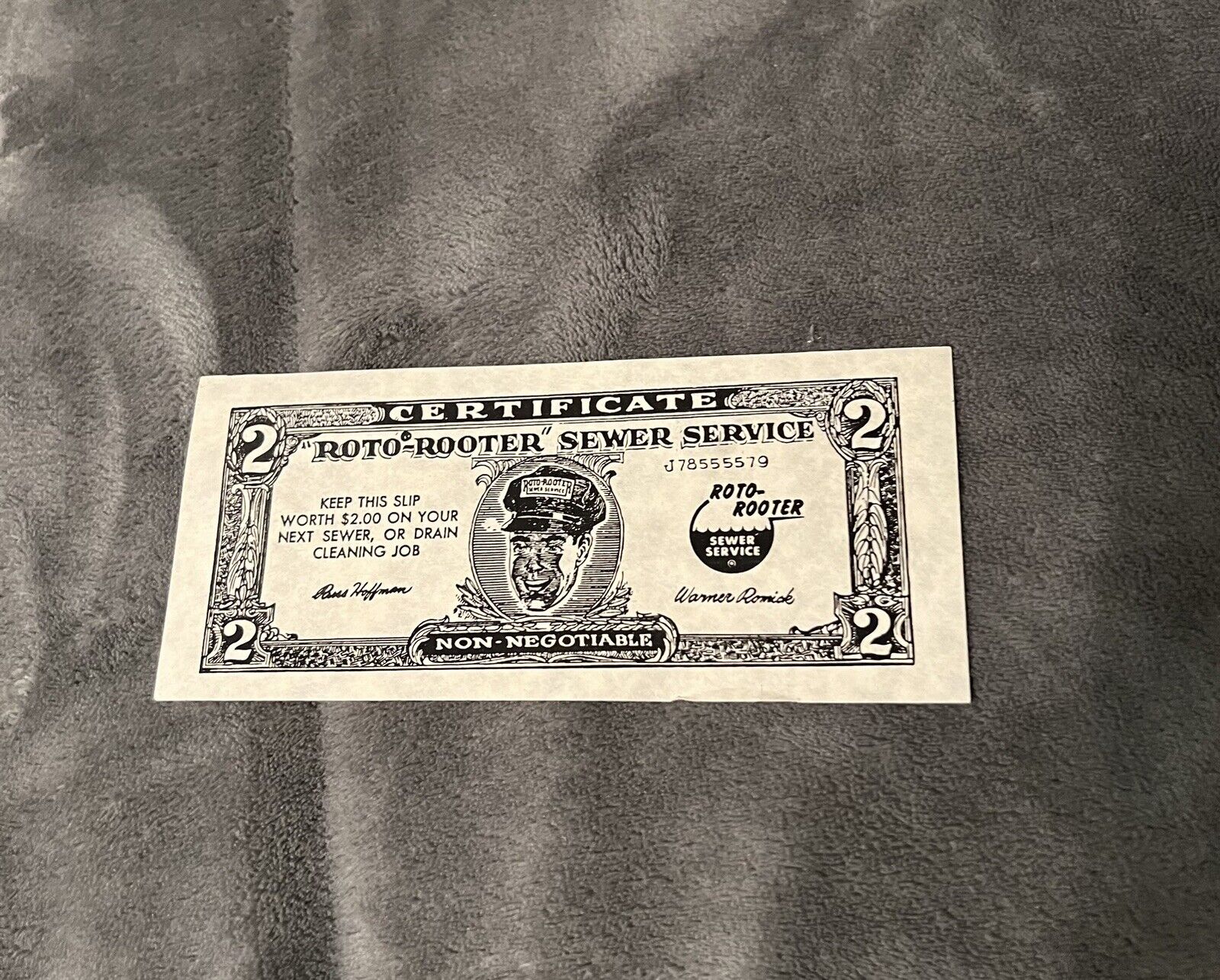 Root-rooter Vintage Coupon