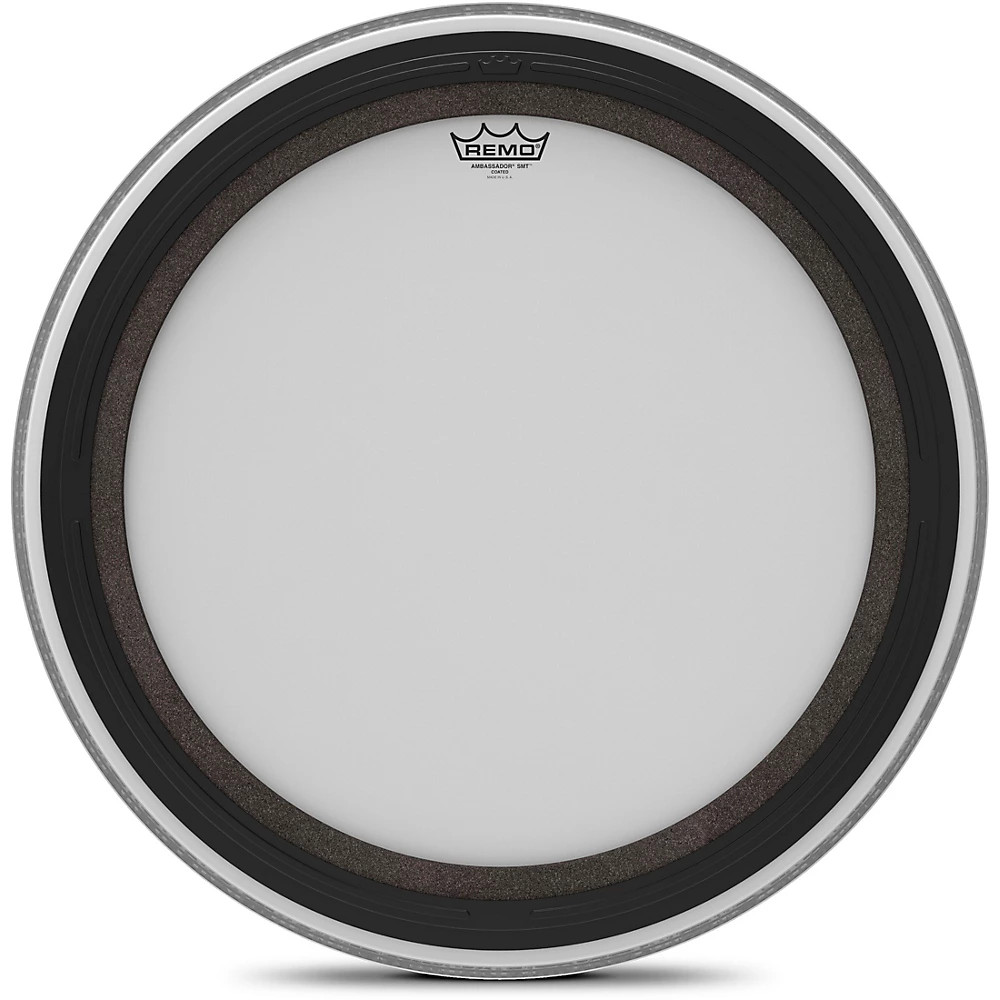 Remo Ambassador SMT Coated Bass Drum Head 24 in. White