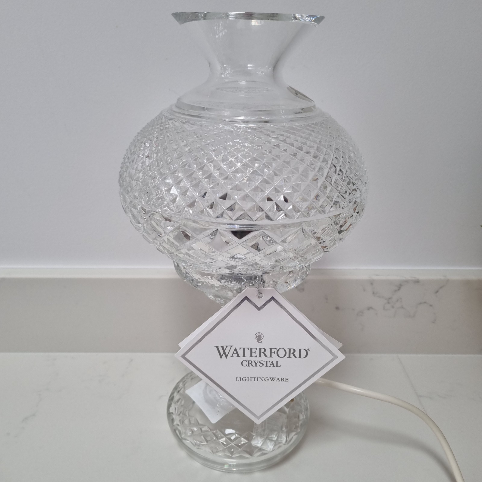 Waterford Crystal “Inishmaan” Table Lamp – New (Ex-Store ) – All labels - No box