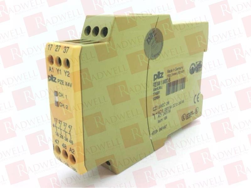 PILZ PZE X4V 1/24VDC 4N/O FIX / PZEX4V124VDC4NOFIX (USED)