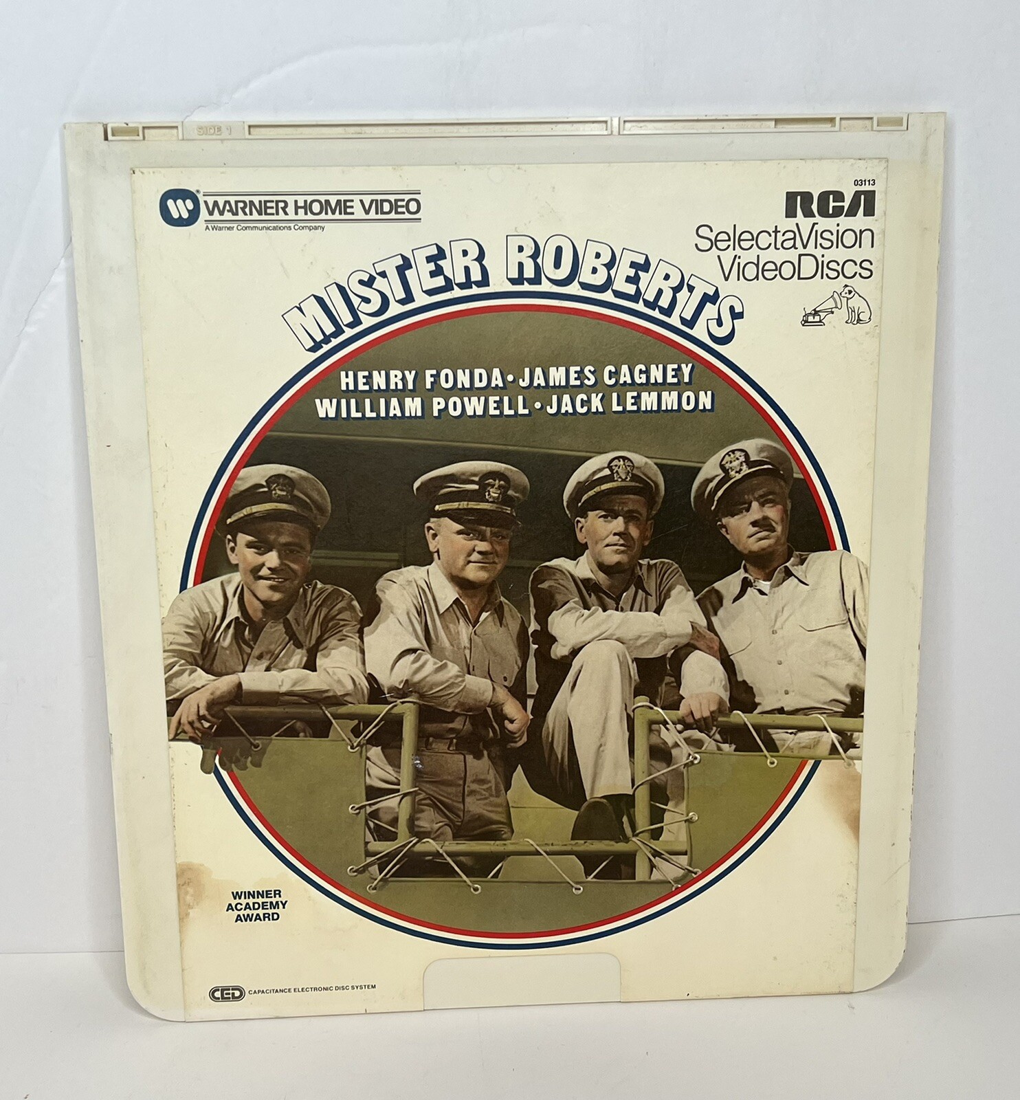 Vtg Mister Roberts CED RCA VideoDisc Selectavision Movie Henry Fonda **READ