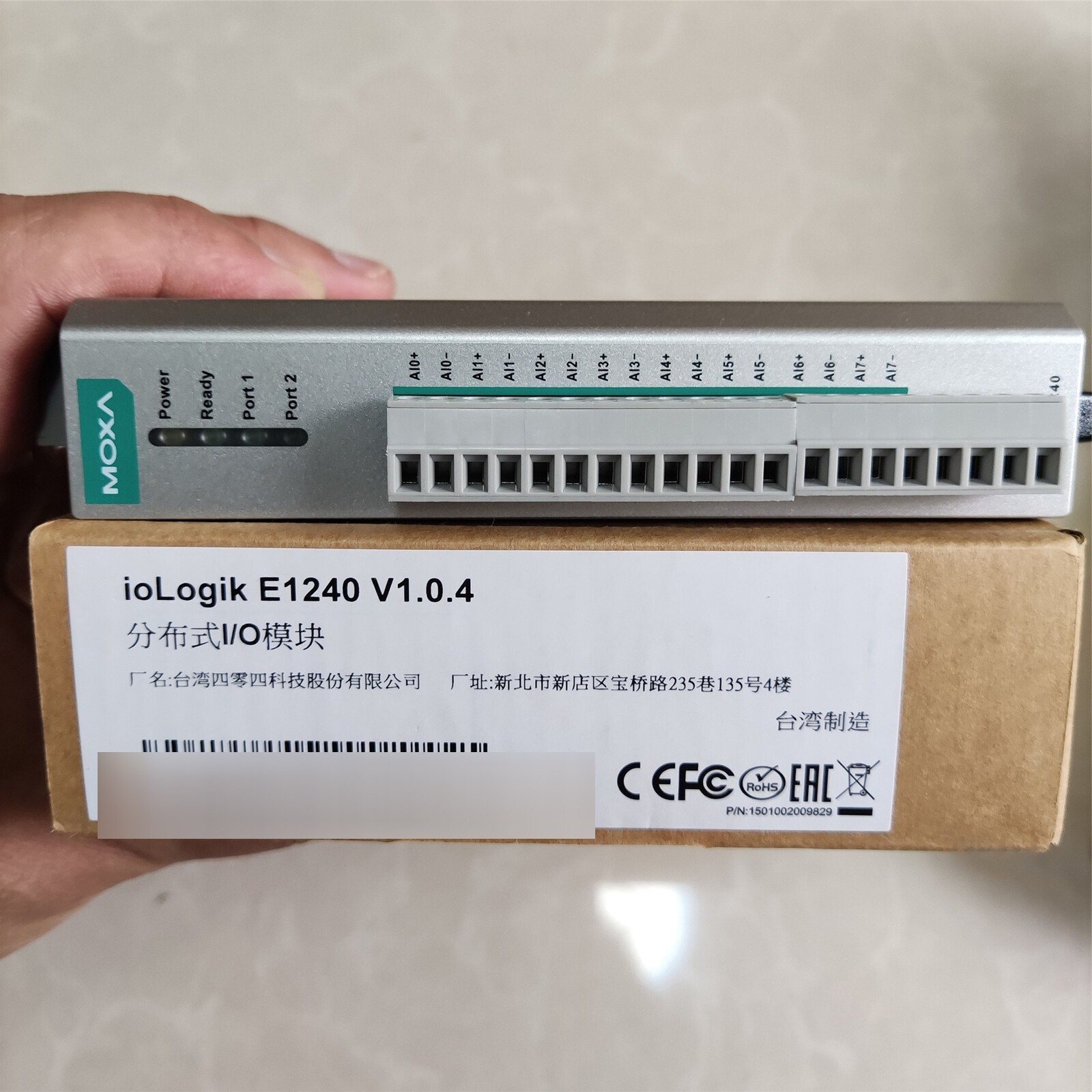 1PC NEW MOXA E1240 iologik E1240 V1.0.3 remote Ethernet module FAST SHIP *tn