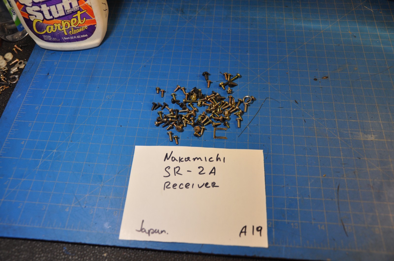 Nakamichi SR-2A Receiver Replacement Parts Bolts Screws & Nuts