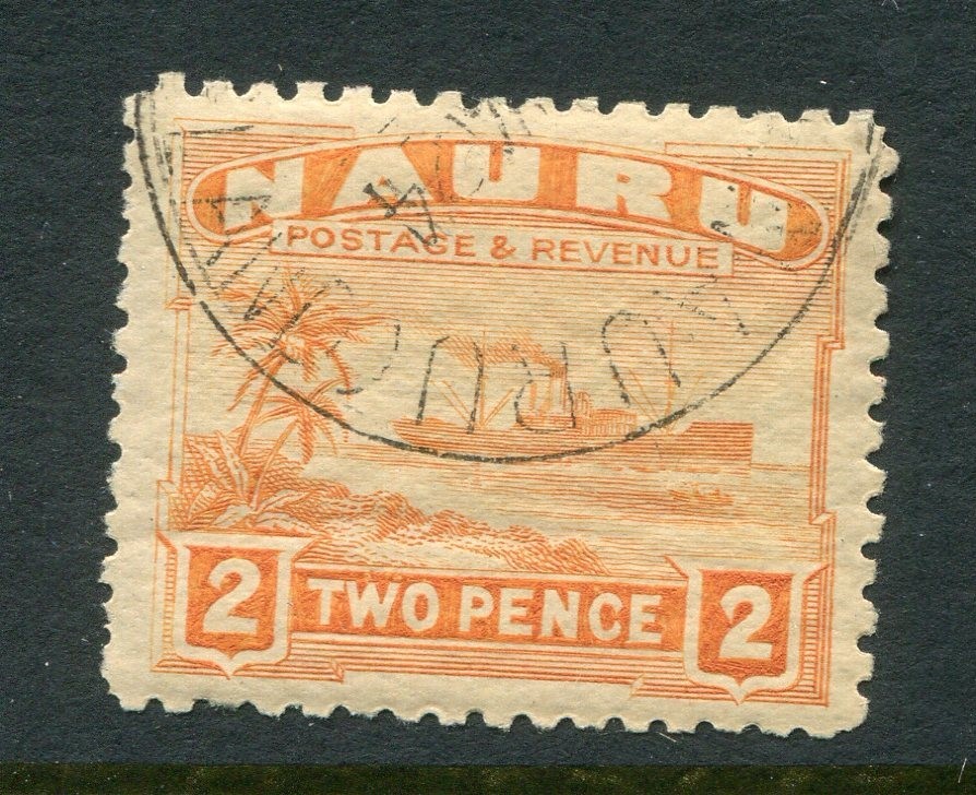 Nauru #20 Ship 2 P. [Used]