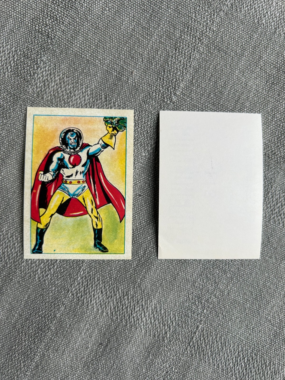 Marvel Superheros 1980 ( a. G.E Stickers No. 113 (2 1/2in x 1 13/16in ) Very +)