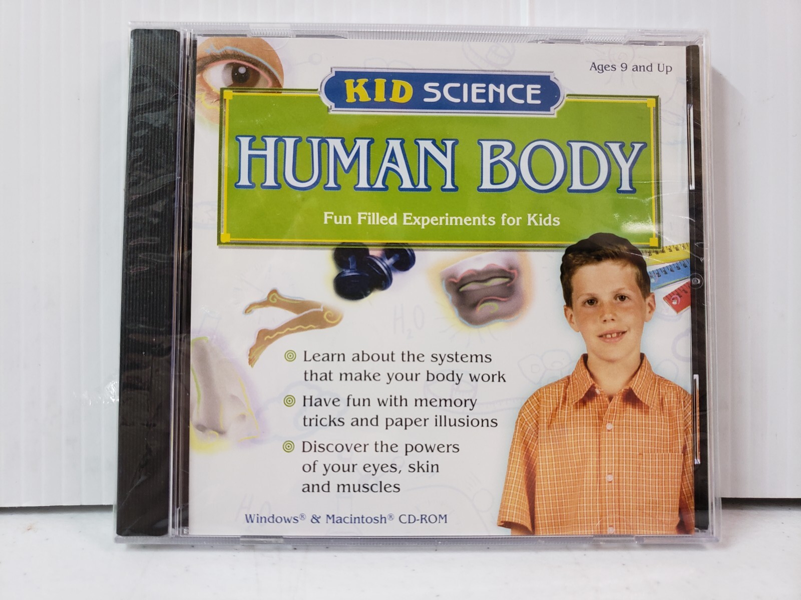 NEW Kid Science Human Body - Fun Experiments at Home PC MAC Software SEALED