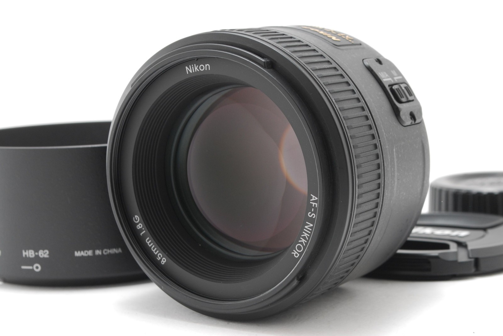 [Almost Unused w/ Hood] Nikon AF-S NIKKOR 85mm f/1.8G IF SWM Portrait Lens JAPAN