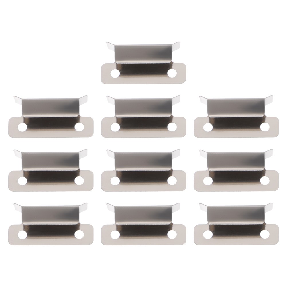 10 Pcs 3D Printer Glass Bed Clips Stainless Steel Glass Platform Fixing Clamps