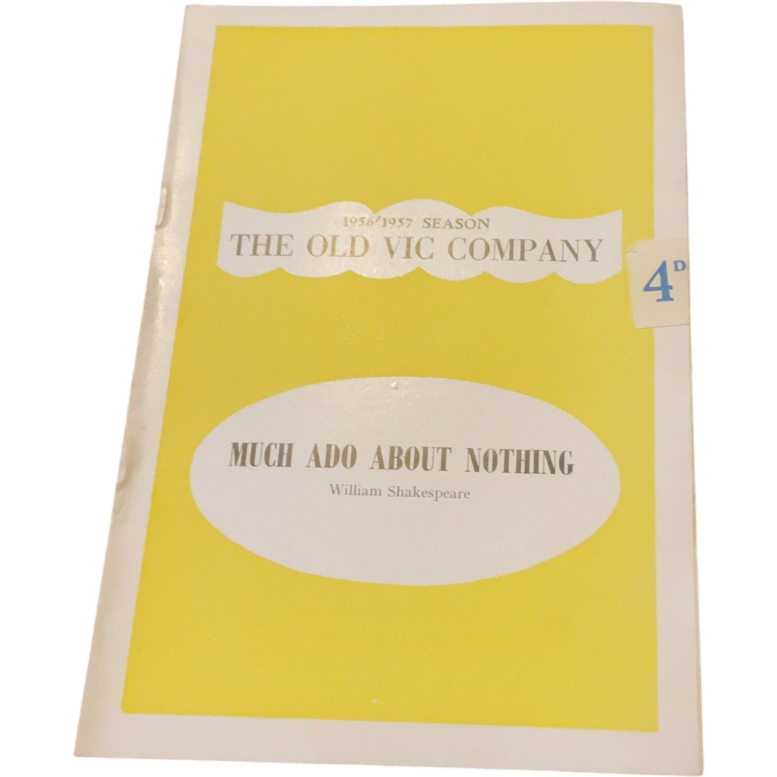 The Old Vic Company Much Ado About Nothing 1956 Theatre Programme