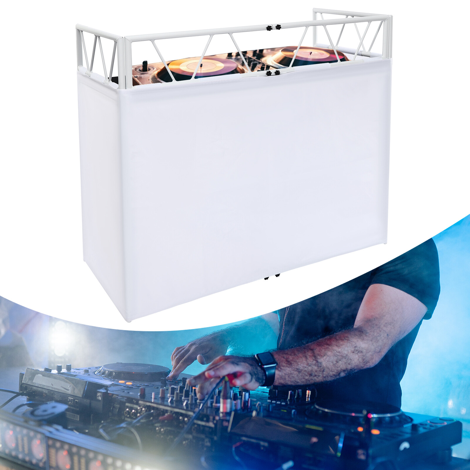 DJ Controller Stand Free Standing DJ Table Station Standing DJ Working Bench