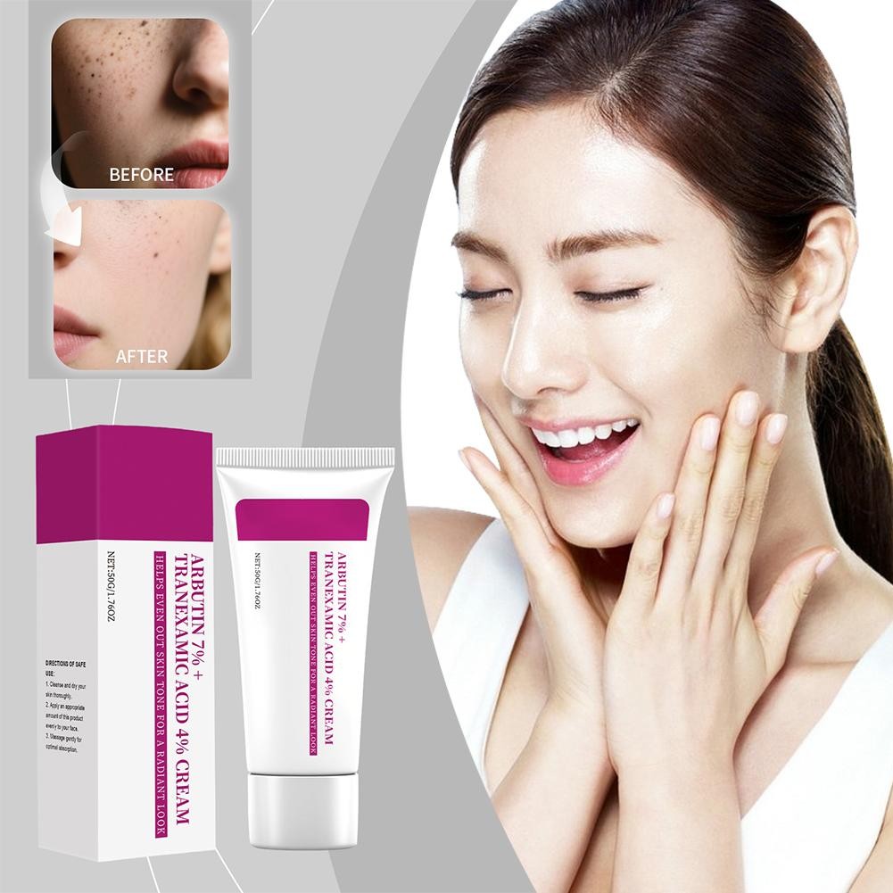 50G ARBUTIN7%+ TRANEXAMIC ACID4%CREAM HELPS EVEN OUT SKIN TONE RADIANT 丨US