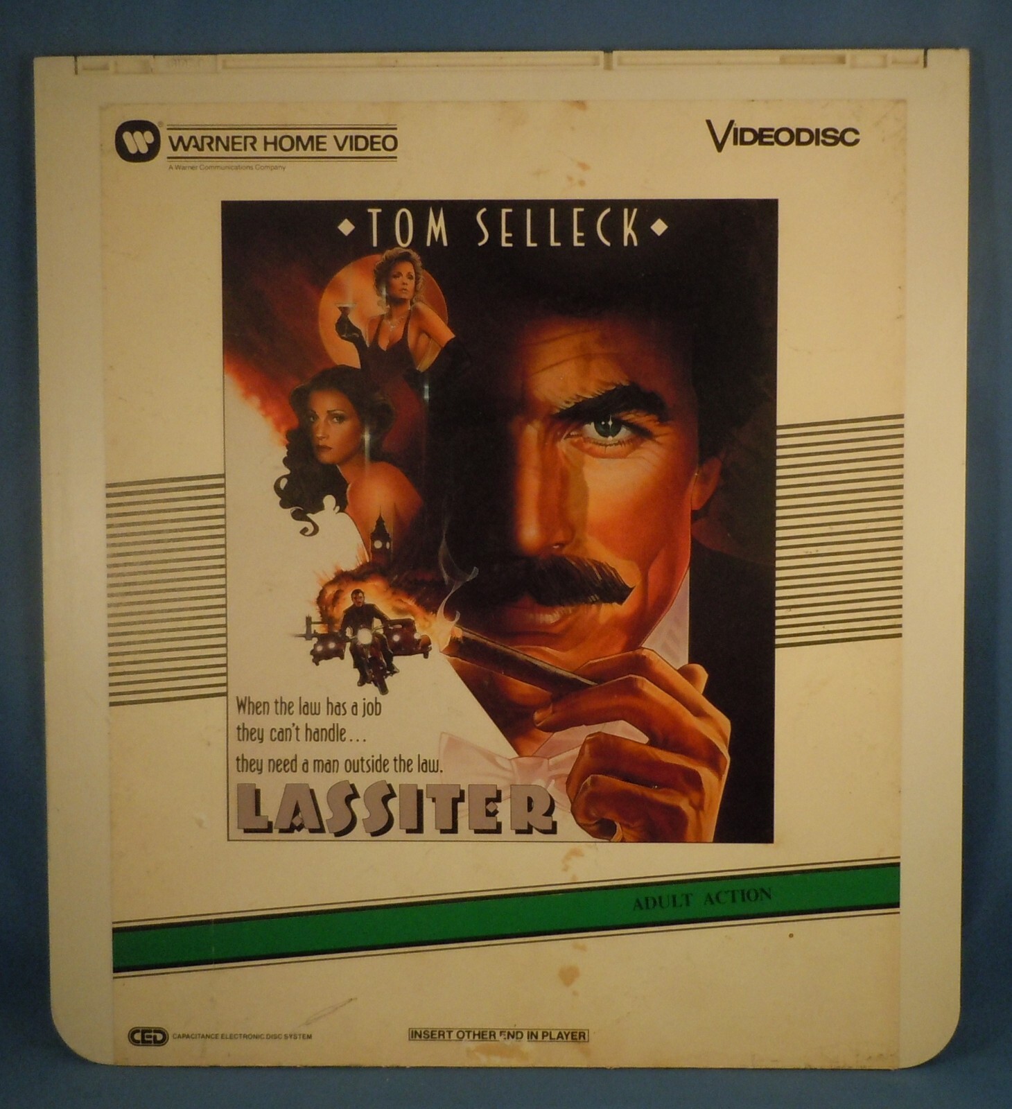 RCA CED VIDEODISC! - LASSITER with Tom Selleck
