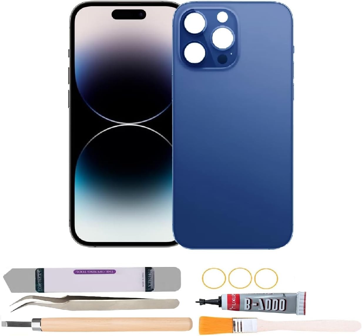 Back Rear Glass Cover Replacement Compatible with iPhone 14 Pro Max 6.7 inches