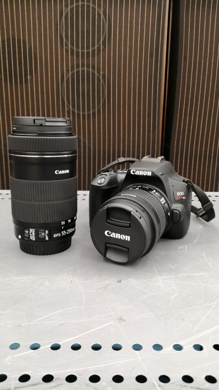 Canon EOS Kiss X10 DSLR Kit 24MP APS-C with 2 Zoom Lenses, Used From Japan