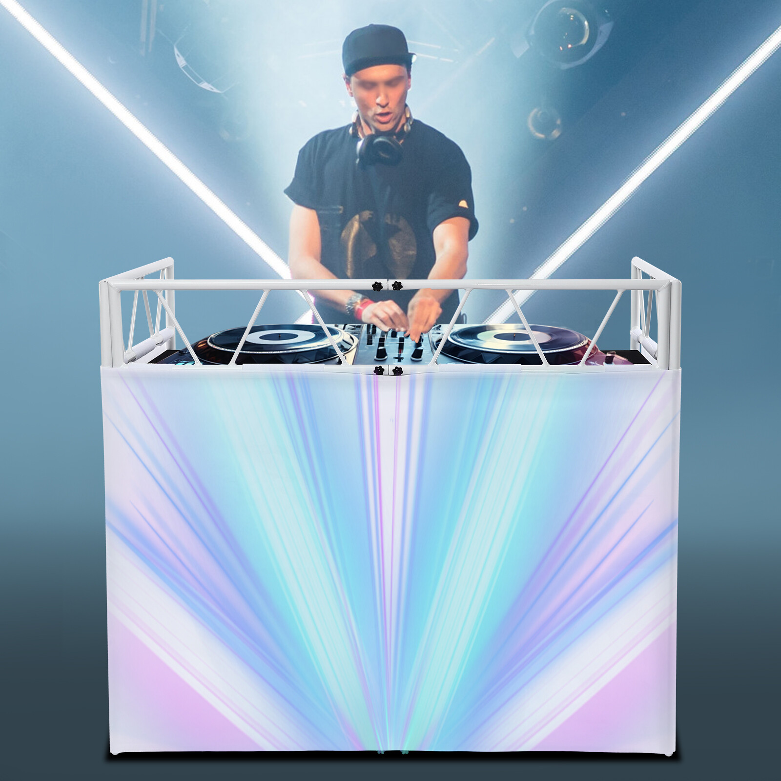DJ Controller Stand Free Standing DJ Table Station Standing DJ Working Bench