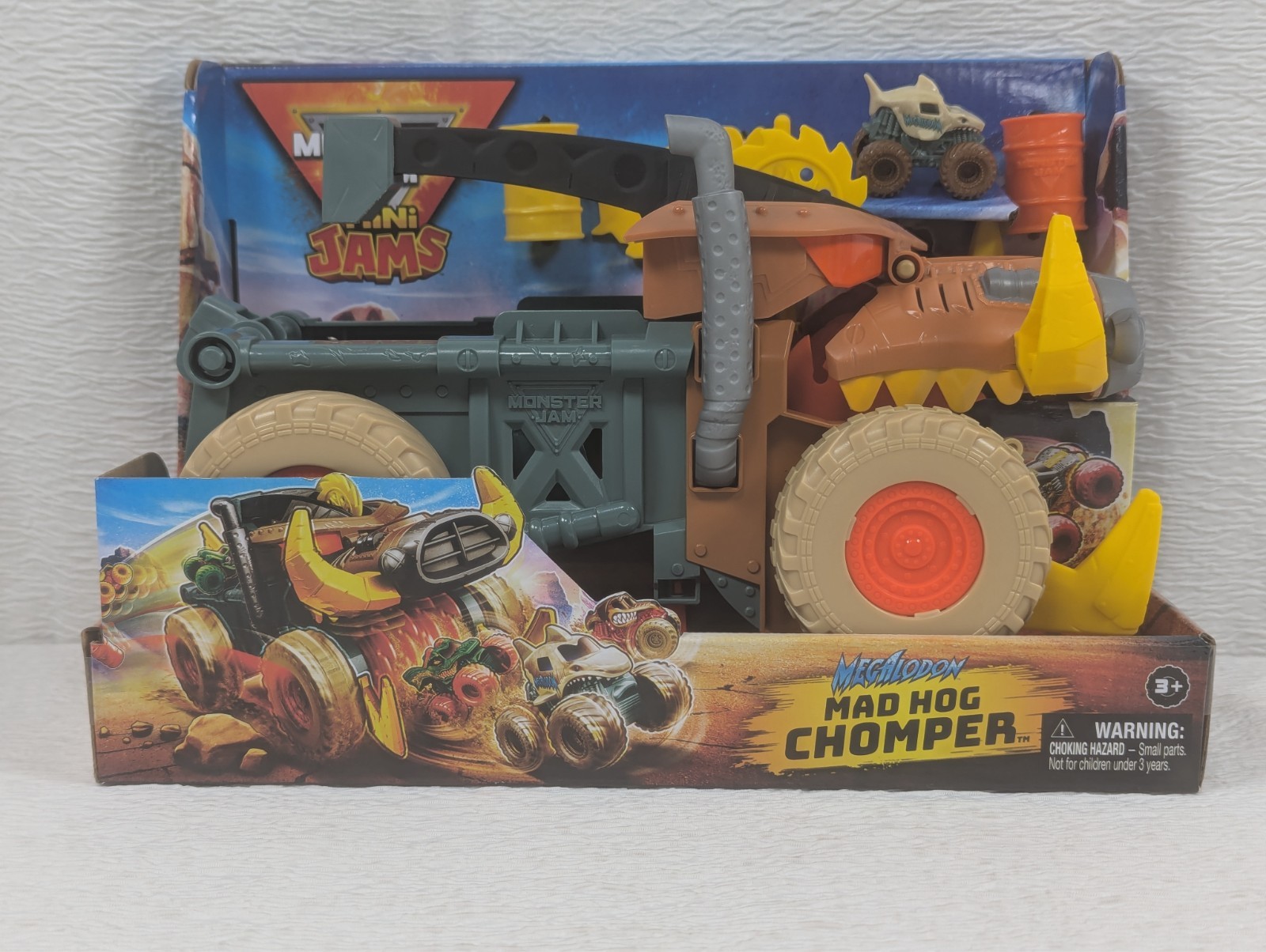 Monster Jam Mini Jam - Megalodon - Mad Hog Chomper - Monster Truck