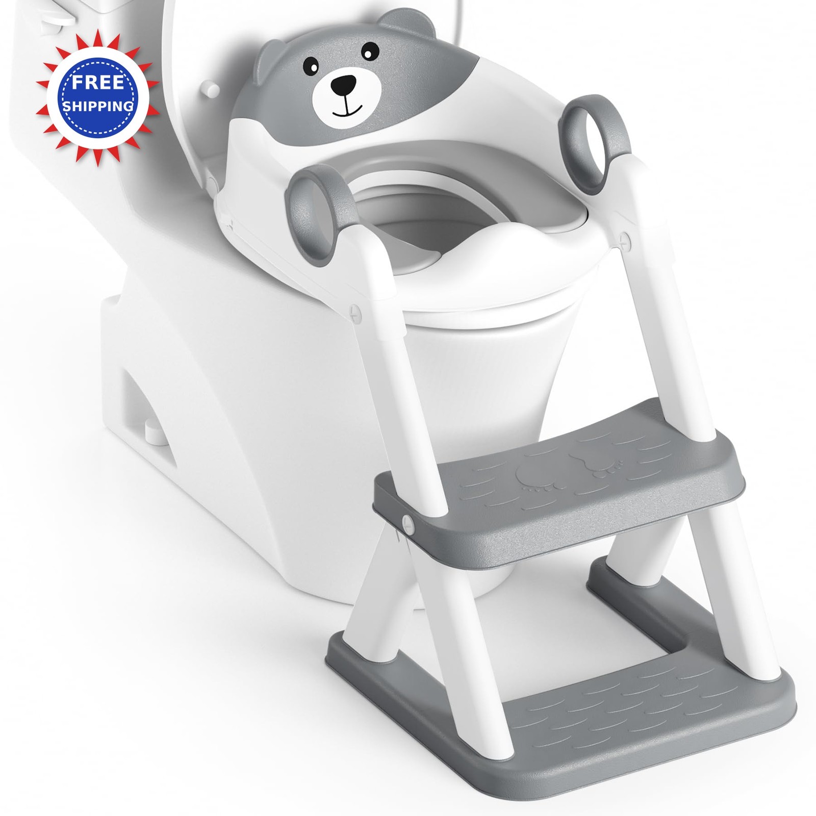 Toddler Toilet Seat 2 in 1 Potty Training Boys Girls Splash Guard Rabb Upgrade