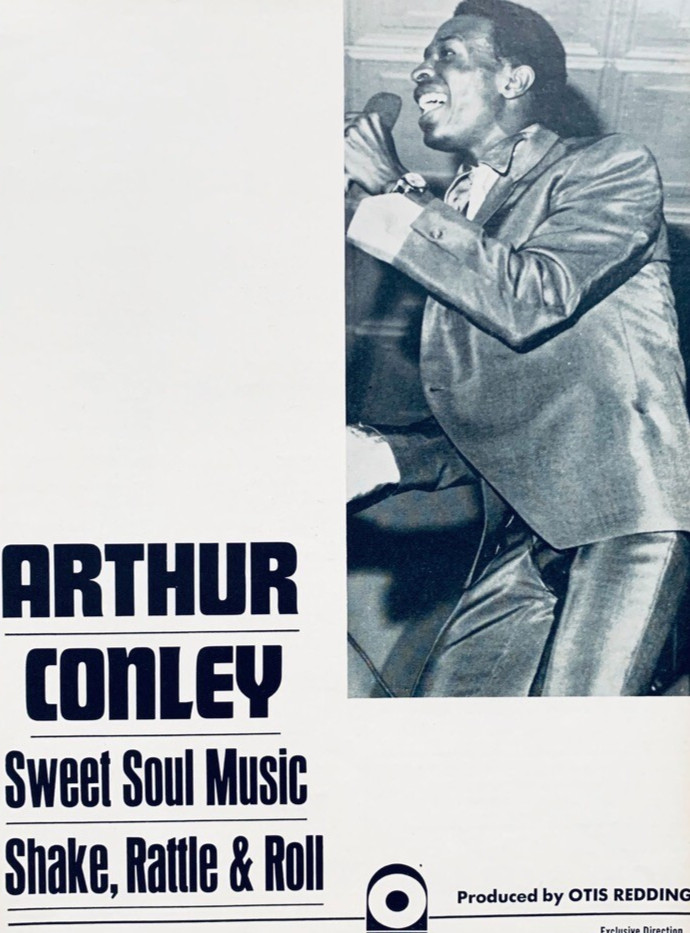 ARTHUR CONLEY 1967 POSTER ADVERT SWEET SOUL MUSIC Atco SHAKE RATTLE & ROLL