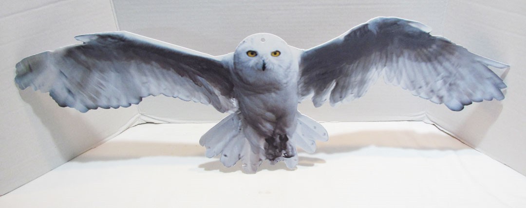 HARRY POTTER DOUBLE SIDED BOOK STORE ADVERTISING DISPLAY HANGING SIGN OWL HEDWIG