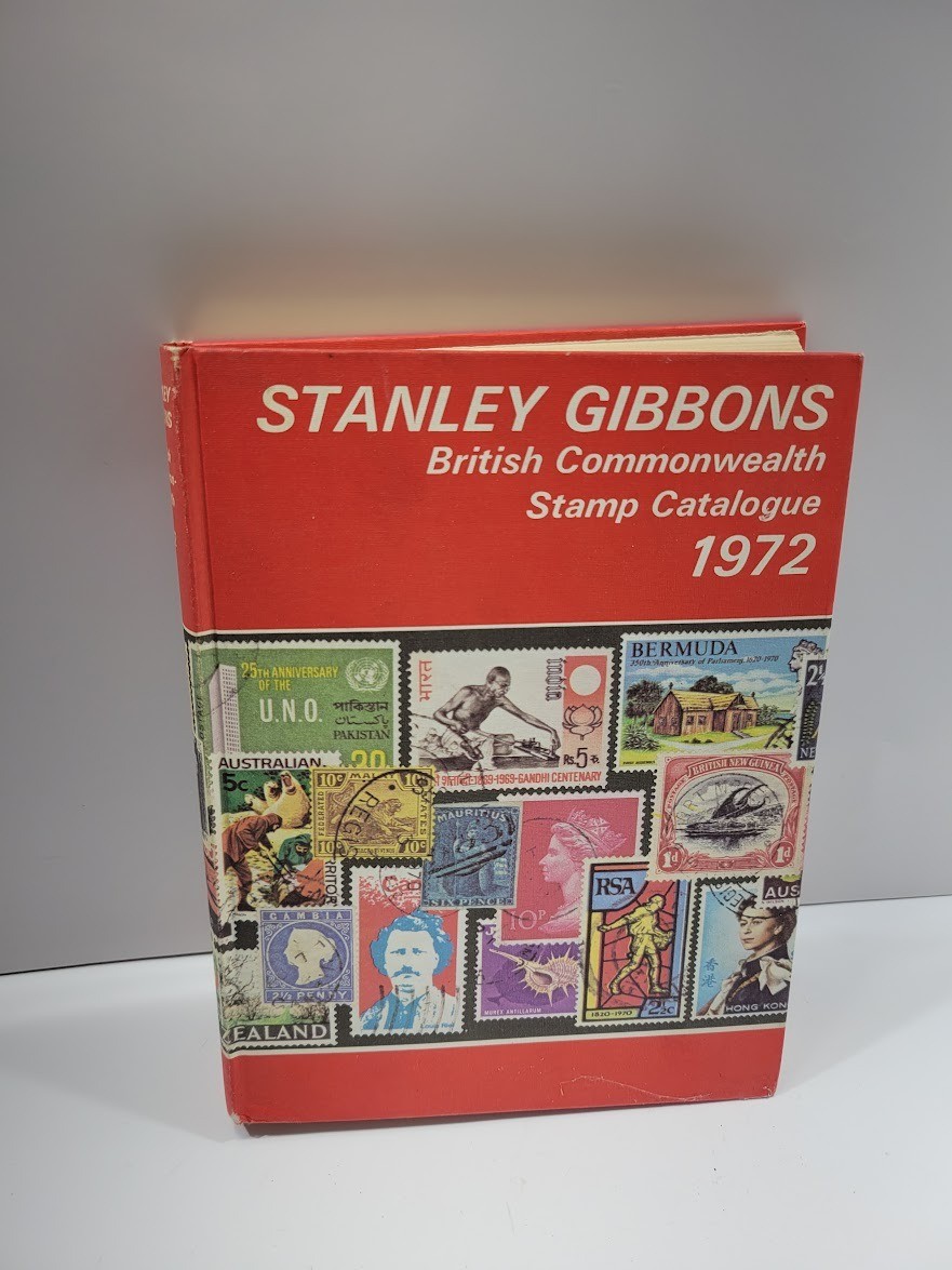 Vintage 1972 Stanley Gibbons British Commonwealth Stamp Catalogue Philately