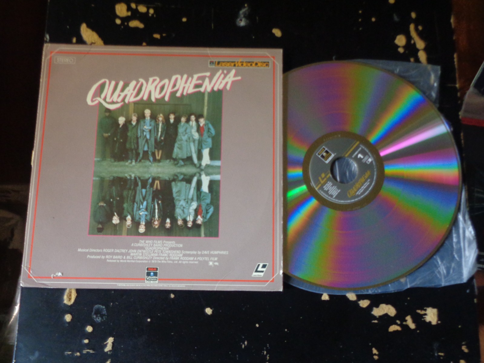 QUADROPHENIA Laserdisc LD GOOD CONDITION RARE Movie STING ROGER DALTREY 