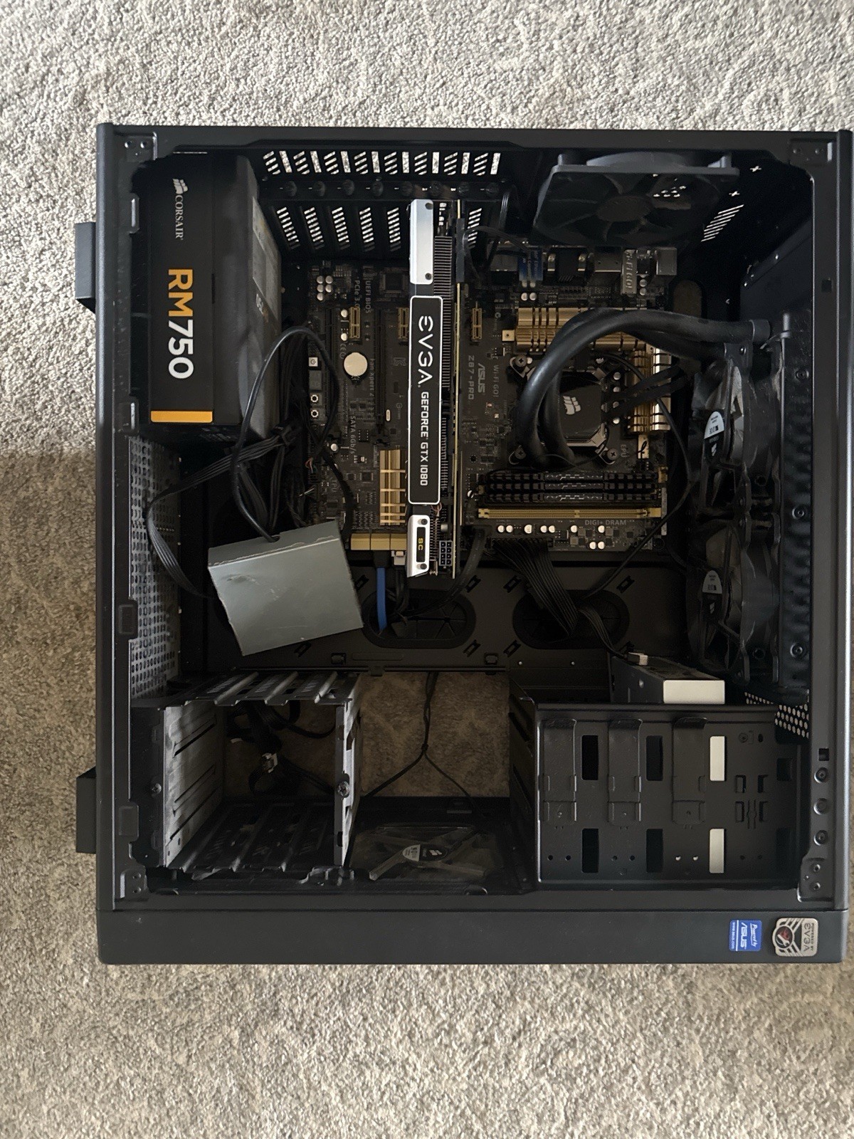 Gaming PC i7-4770K GTX 1080 ASUS Z87-PRO 16GB RAM Corsair 750W