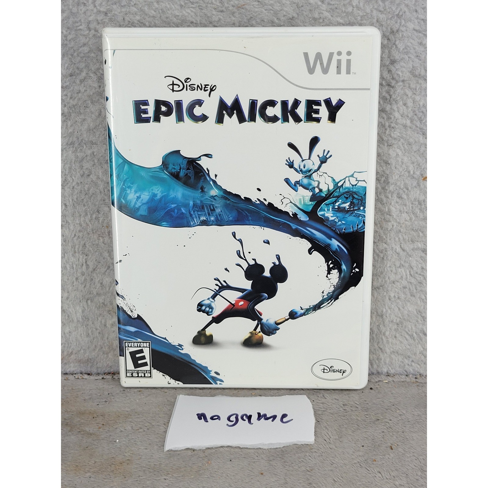 Disney Epic Mickey Nintendo Wii Case and Manual Only NO GAME 712725004576