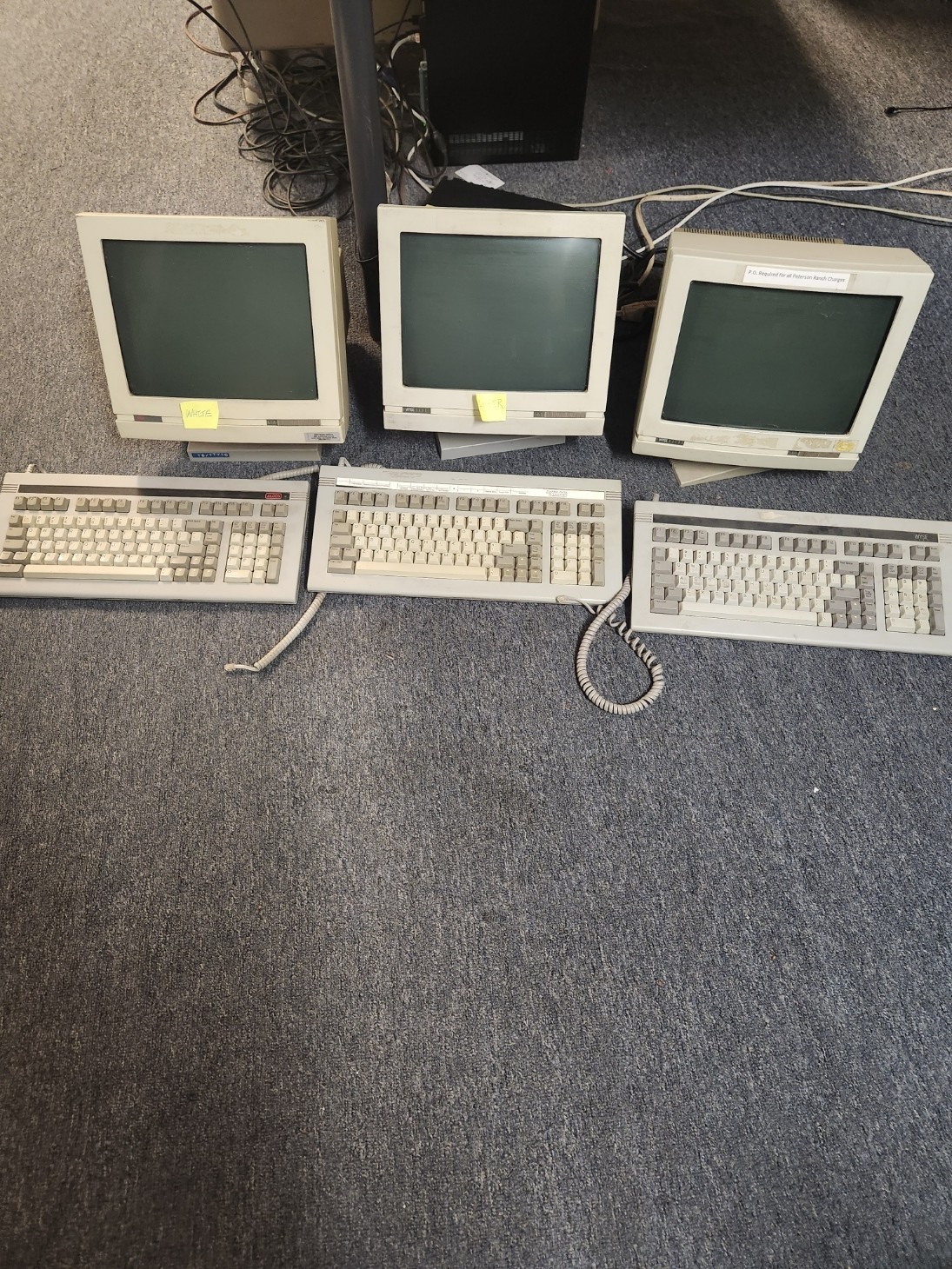 Wyse WY-60 ASCII Terminal with keyboard.  3 Available