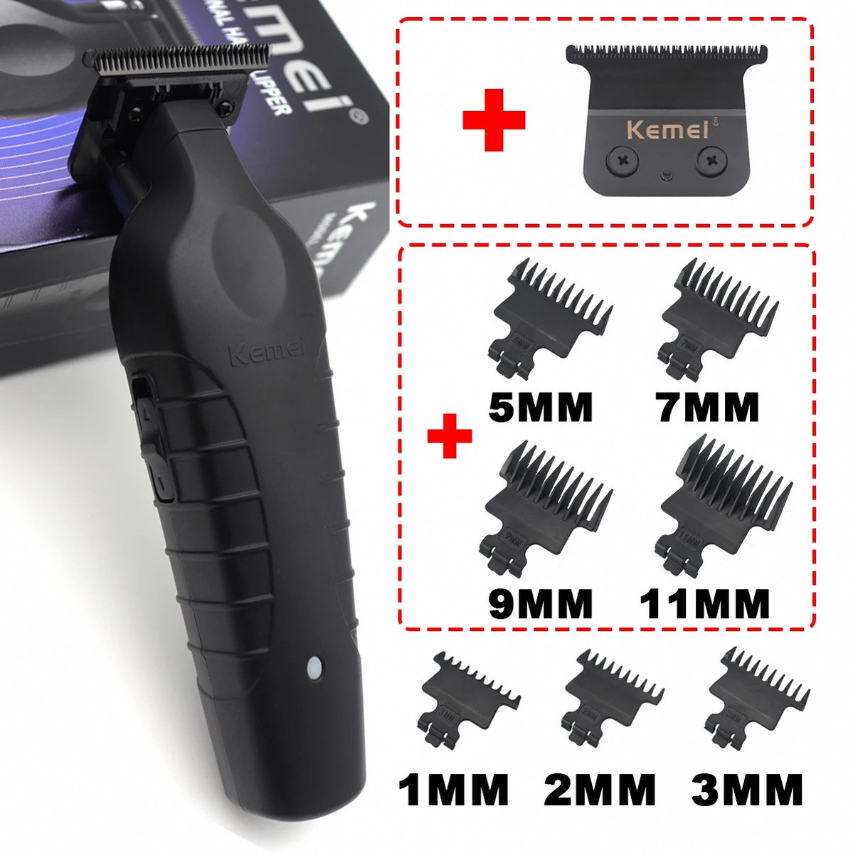 Kemei KM-2299 Professional Hair Clipper for Men Hair Trimmer Machine Shaved