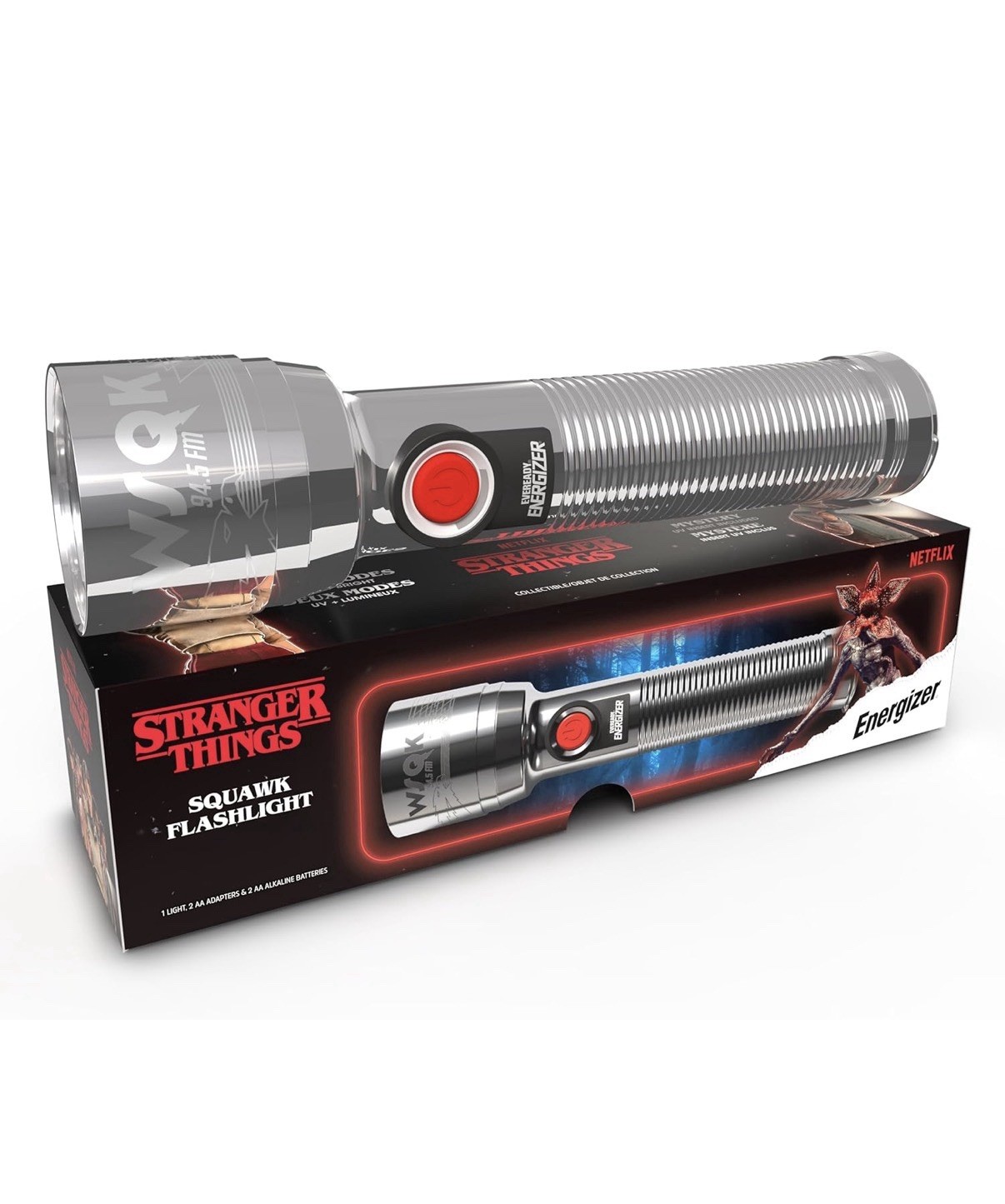 Netflix Stranger Things Squawk Flashlight Energizer Collector Edition New In Box