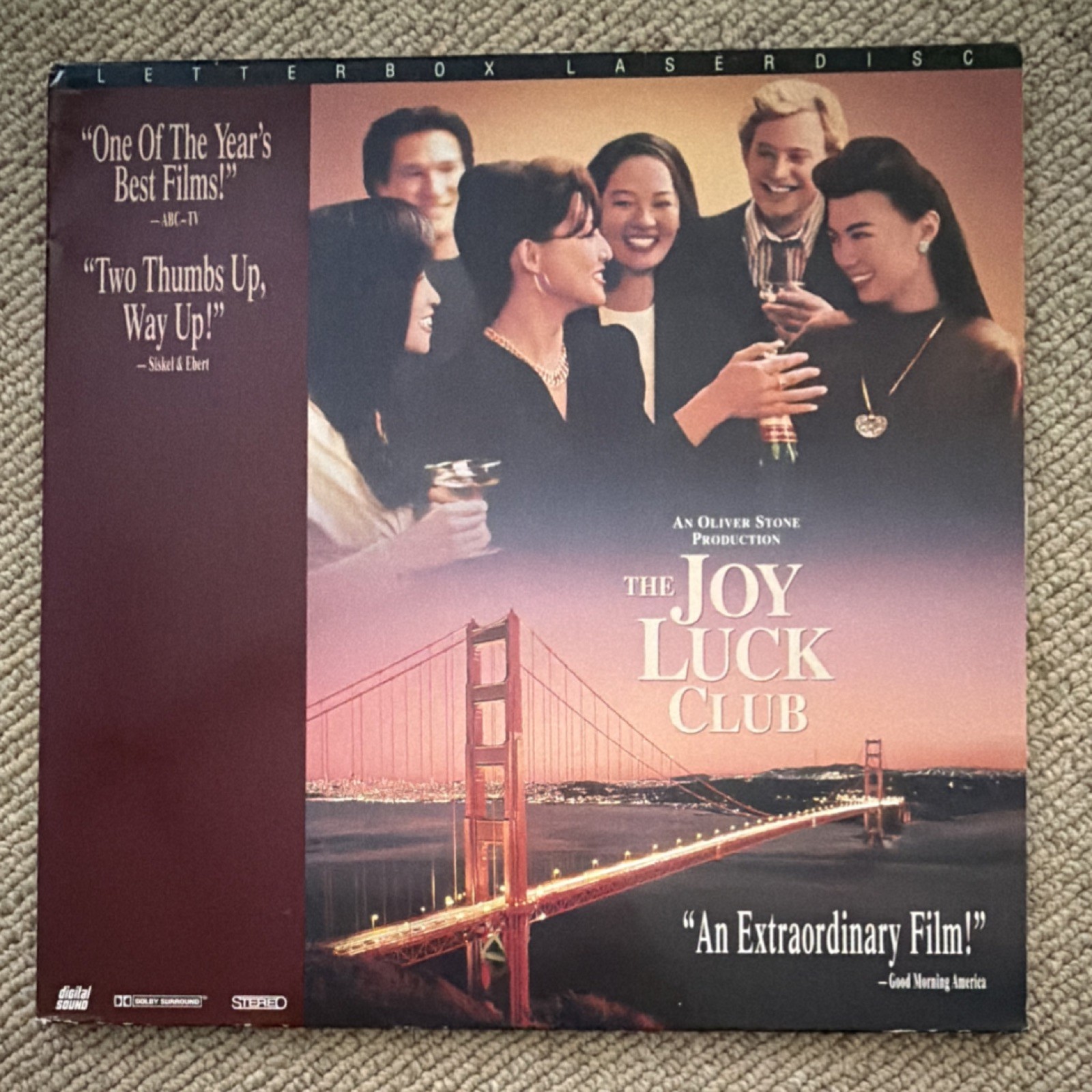 The Joy Luck Club LaserDisc Letterbox Extended Play Tamlyn Tomita 1993 R