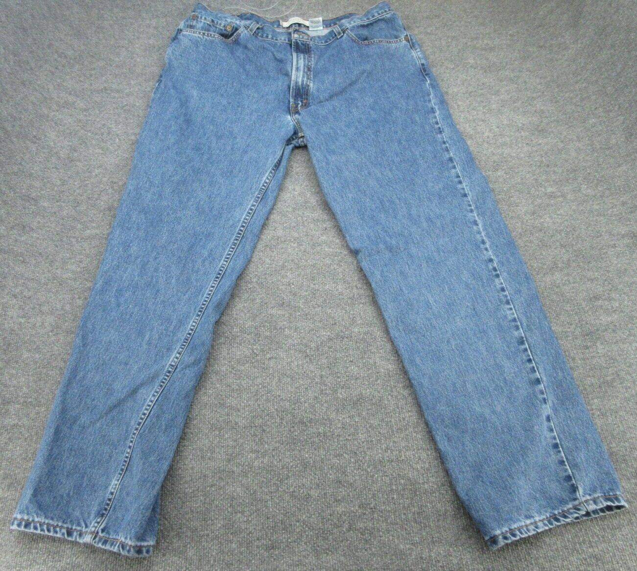 VTG Levis 550 Jeans Mens 42x34 Blue Relaxed Tapered Western Light (FITS 40x33.5)